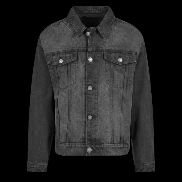 Heavy ounce boxy denim jacket Thumbnail