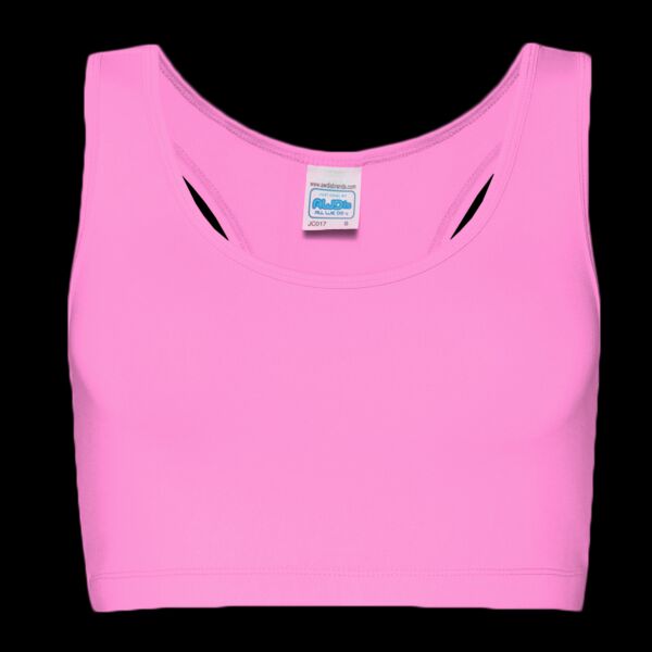 Women's cool sports crop top Thumbnail