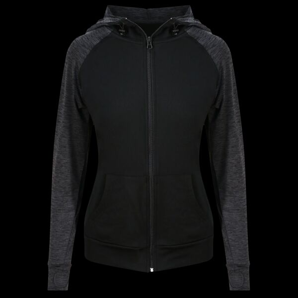 Women's cool contrast zoodie Thumbnail