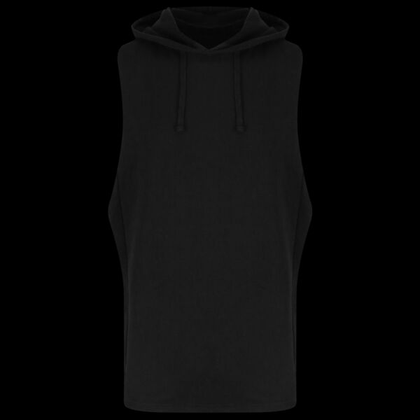 Urban sleeveless muscle hoodie Thumbnail