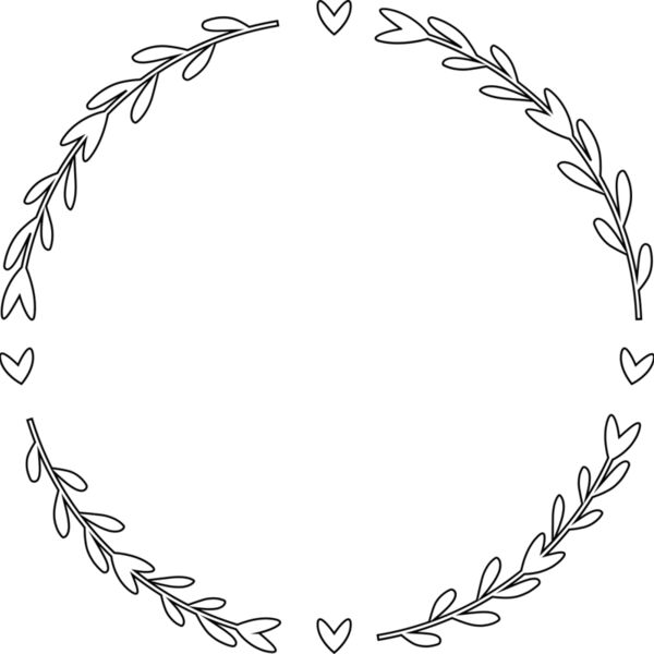Floral Wreath Frame Thumbnail
