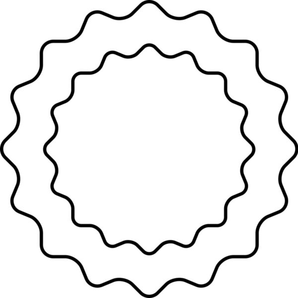 Scalloped Seal Frame Thumbnail