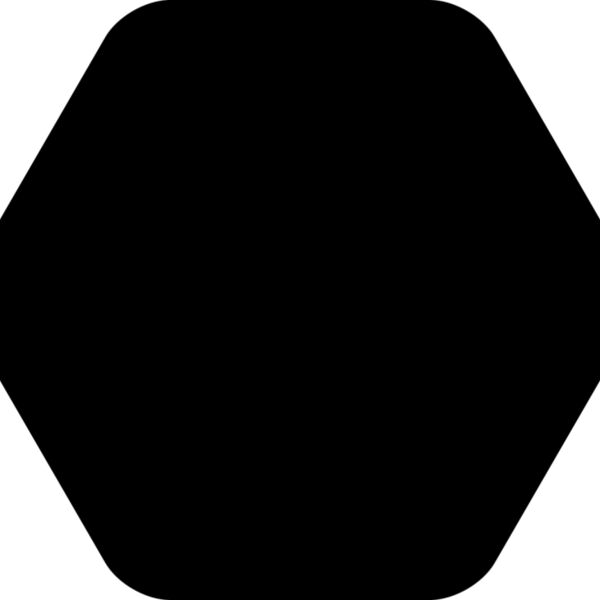 Rounded Hexagon Badge Thumbnail