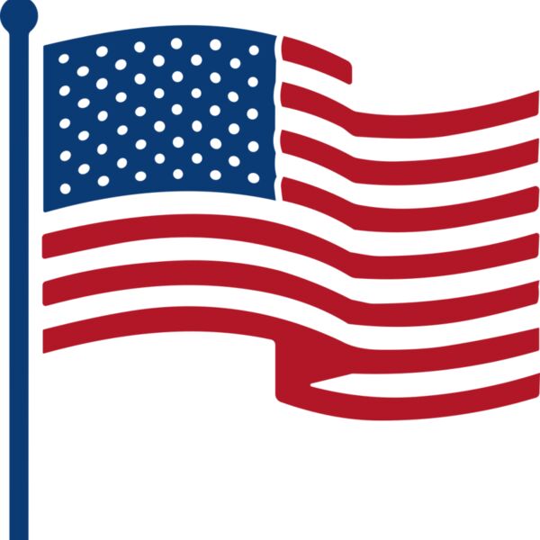 US Flag in Pole Thumbnail