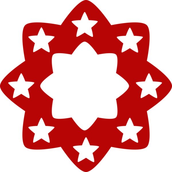 Patriotic Star Rosette Thumbnail