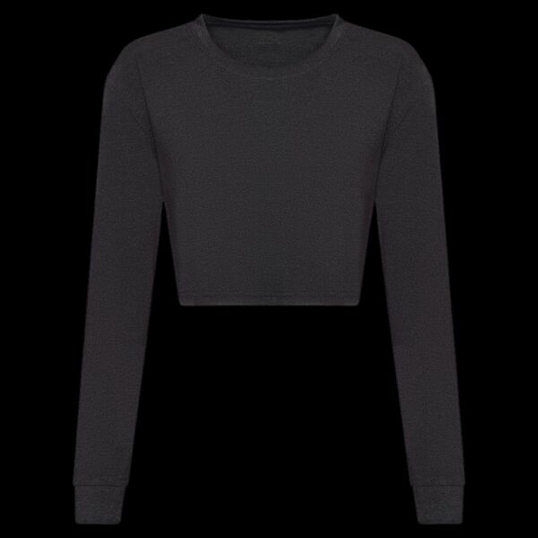 Women's long sleeve cropped T Thumbnail