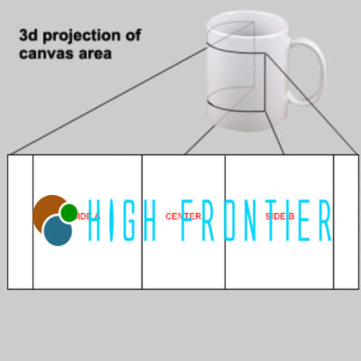 High Frontier - Gloss White Mug Thumbnail