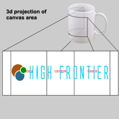 High Frontier - Gloss White Mug Thumbnail