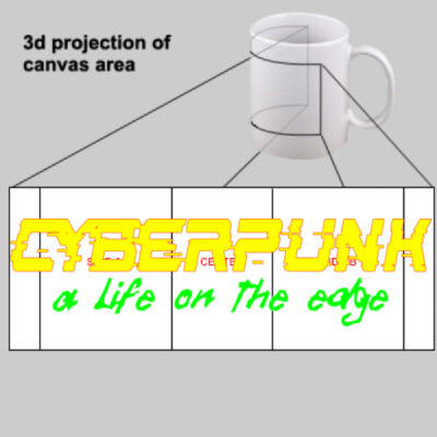 Cyberpunk - Gloss White Mug Thumbnail